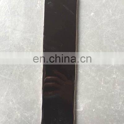 Wavy Edge Handmade 75x300mm Glossy Dark Grey Subway Tile Ceramic Wall Tile OP035YE photo-5
