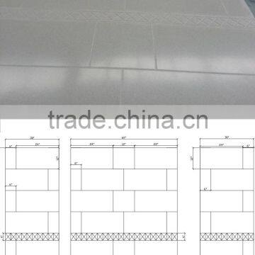 Classic Cultured Marble Shower Surround, Cast Marble Shower Panel, Shower Surround Kits photo-3