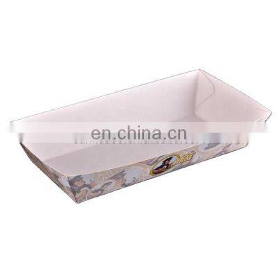 Custom logo printed disposable paper box takeaway food packaging