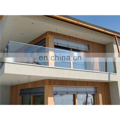 Customized Aluminum U Channel Tempered Glass Frameless Rails photo-3