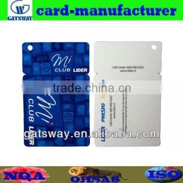 gift hang tag card with anti-fake function