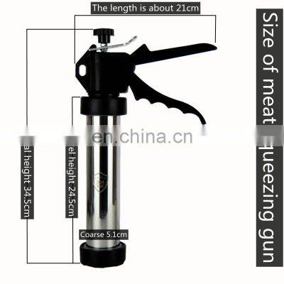 Premium Easy Clean Sausage Maker Manual Stainless Steel Beef Jerky Gun photo-3