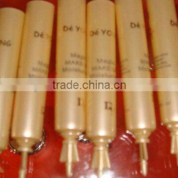 16mm cosmetic soft tube for eye shadow twist off tube