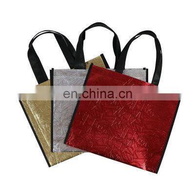 Reusable non woven bag shopping pp plastic bags polypropylene drawsting manufacture non-woven laminated carry shop bag