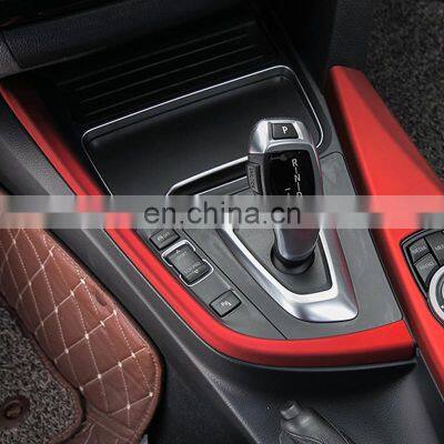 For BMW 3 4 Series F30 F35 F32 F36 3GT 320i 318i 325i 328i Car Center Console Gear Shift decoration strip Interior accessories