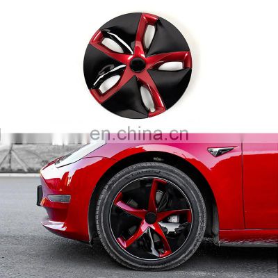 Durable ABS Wheel Hub Cover Protector For Tesla Model 3