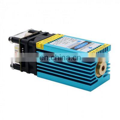 12V 15W 450nm Blue Laser Module 15000mW Laser Cutting Module to Engrave Stainless Steel 3mm Wood photo-2
