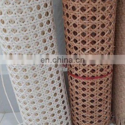 Wicker Material 100% Natural Rattan Cane Webbing Roll Cheapest Price standard size open for decoration from Viet Nam