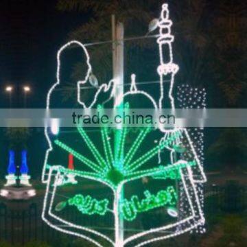 Street LED motif ramadan lights for ramadan decoration