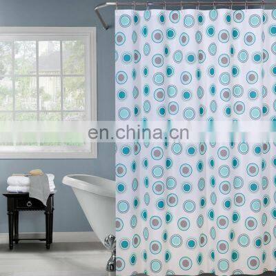 Peva shower curtains bathroom waterproof rainbow design shower curtain