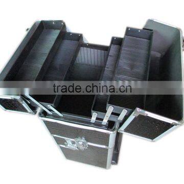 professional pilot aluminum trolley beauty case with new design