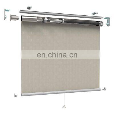 Horizontal Blackout White Window Safety Auto And Slow Damper Easy Fix Spring Mechanism Cordless Roller Blinds