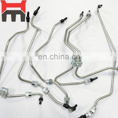 6D16 Diesel Engine High Pressure Fuel Pipe for SK220-3 SK230-6 SK250-6 SK310-6