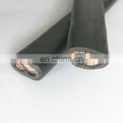 Copper power cable 2x4 cable concentrico 4mm cobre cable concentrico 4mm cu