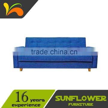 Fabric Futon Sofa Bed With Storage Box