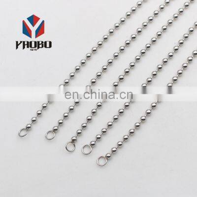Customized Wholesale Ball Beads Chain Chains For Necklace Bracelet Jewelry Making Welding Beads Chain photo-3