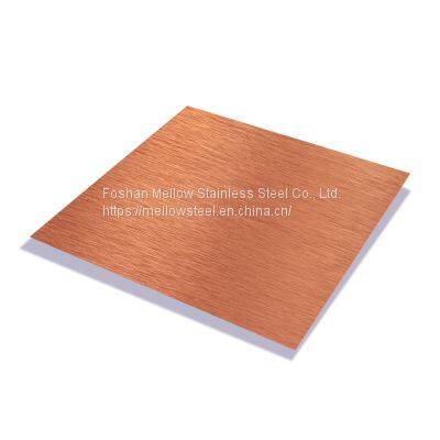 201 304 304L 316 316L Hairline Surface Finish Stainless Steel Sheet