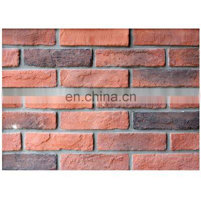 outside thin wall tile design decorative artificial stone faux brick wall veneer /faux brick wall panels/faux brick panels