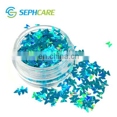 Sephcare high quality cosmetic chunky shaped glitter