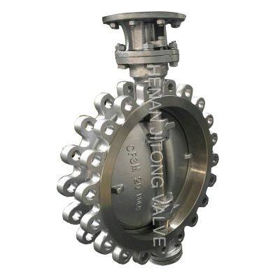 Manufacturer Wholesale ANSI Butterfly Valve Stainless Steel Lug Hard Seal Worm Gear Butterfly Valve photo-3