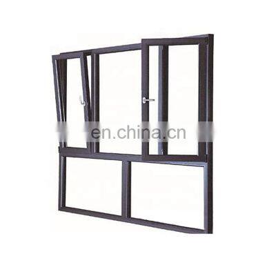 High Quality and Low Price Aluminum Alloy Hanging Windows for Bathroom Ventilation Safety photo-3