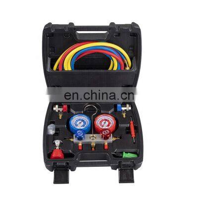 CT-536 ALC Aluminum Manifold Gauge Set HVAC Refrigeration System Auto Air Conditioner AC Charging R134A R502 R410A Manifold ac photo-5