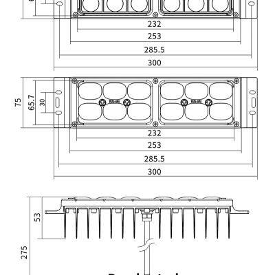 LED Glass Lens Module Light Source Projection Light 50W Module High Pole Light M4G5 Street Light Module M212 Tunnel Light Magnolia Light LED Module photo-3