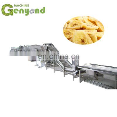 Banana chips making machine snack food processing line