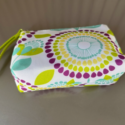 women make up accessories pouch smile face cosmetic bags
