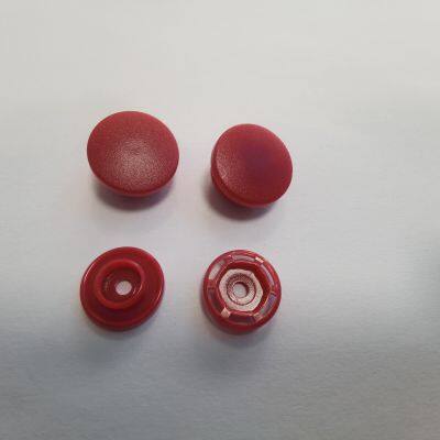 T8 14mm cap size Plastic snap button for POLO shirts