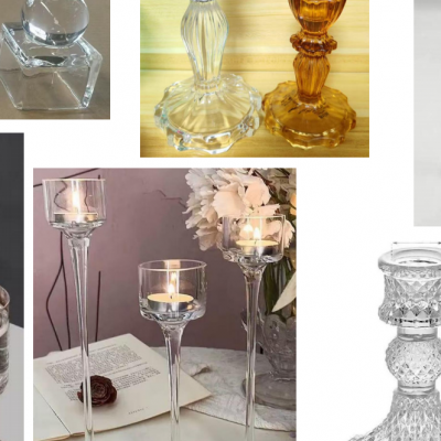 Diffuser container, candle holder