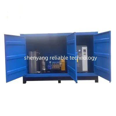 Intelligent 3D Water Jet Cleaning System for Oil Tank/Reactor Vessel New High Pressure 500-1500bar Water Jetting System