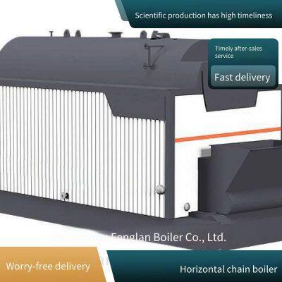 Большой промышленный котел, двухбарабанный котел типа SZL, цепной паровой котел на 20 тонн, горизонтальный угольный котел photo-5