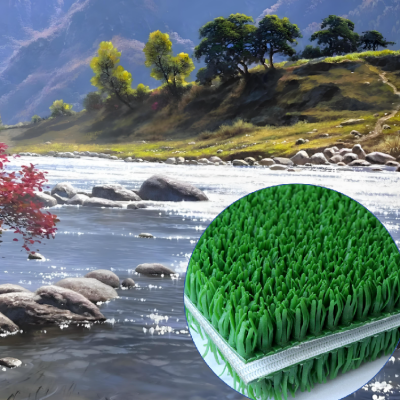High Quality Waterproof PP Material Artificial Gold Rush Grass for River Stream Gold Panning Mechanized Gold Mining Equipment photo-2