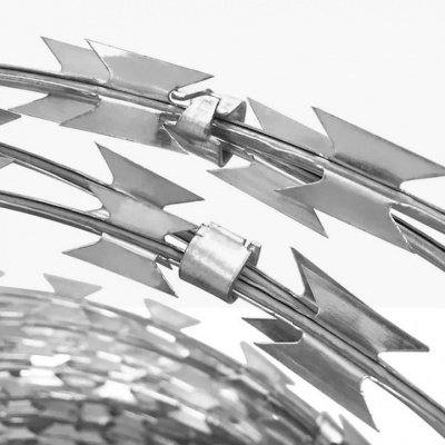 BTO-22 Hot-dip Galvanized Razor Wire for Security Fencing