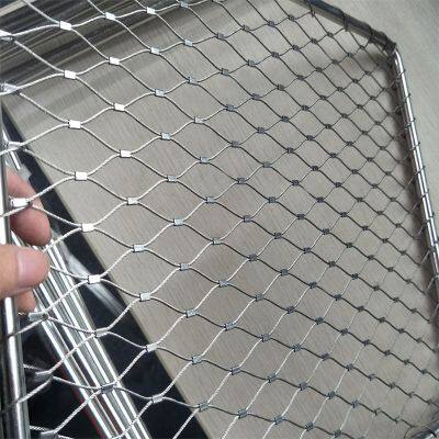 Emergency Safety Stainless Steel Wire Rope Mesh for Stairway and Balcony Protection