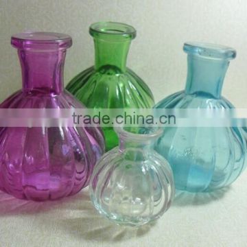 Circular aromatherapy glass bottles