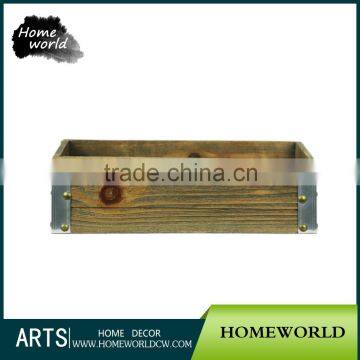 Small Wooden Crates/Cheap Wooden Wine Crates for Sale/Planter Crates for Garden Usage photo-2