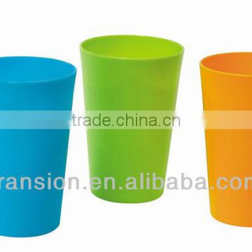 Plastic water cups colorful cups