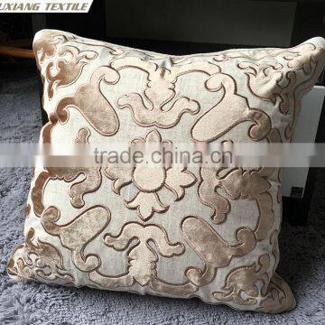 Velvet Applique Embroider Pillow photo-3