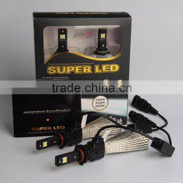 Super Brigh h1 h3 h7 h8 h9 h11 9005 9006 Headlight Kit LED Chip Car LED type DRL Driving Fog Light HID Car Light Source