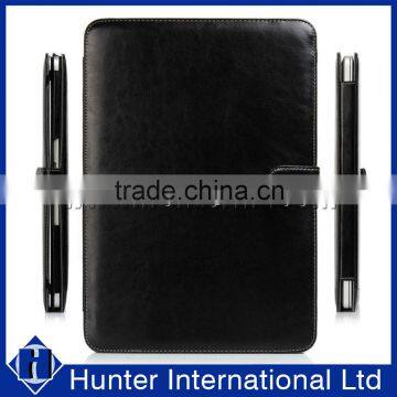 Black Color Primt Quality Leather Case For Macbook Air