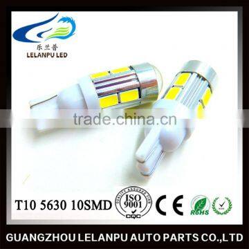 New products White LED Car Lights T10 5630 10SMD 12V auto led light