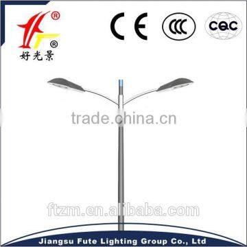 36W and 15W led lamps double arms led road lighting with pole