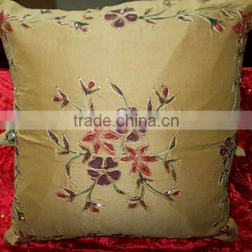 Indian cushion cover, hand printed