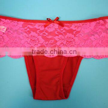 Extreme Excellent Quality Romantic Red Sheer G-string photo-6
