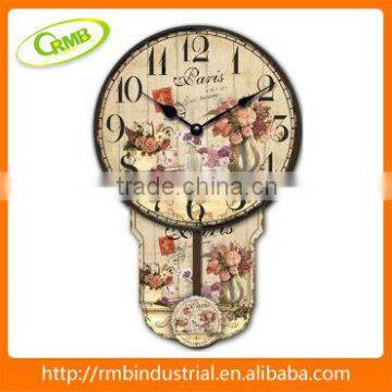 2014 hot vintage wall clock(RMB)