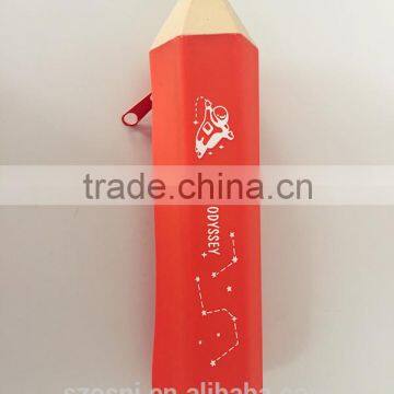 Osni Silicone Pencil Case Pencil Shape Sweet Color Pencil Case photo-4