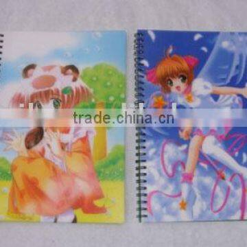 pp cover spiral notebook with full colour printing