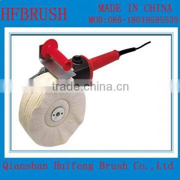 Cotton wheel for polishing machine